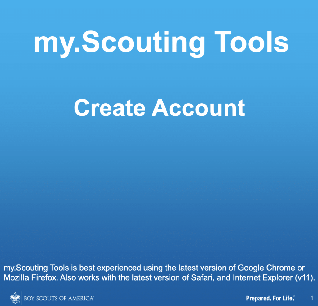 my.Scouting Account Tools
